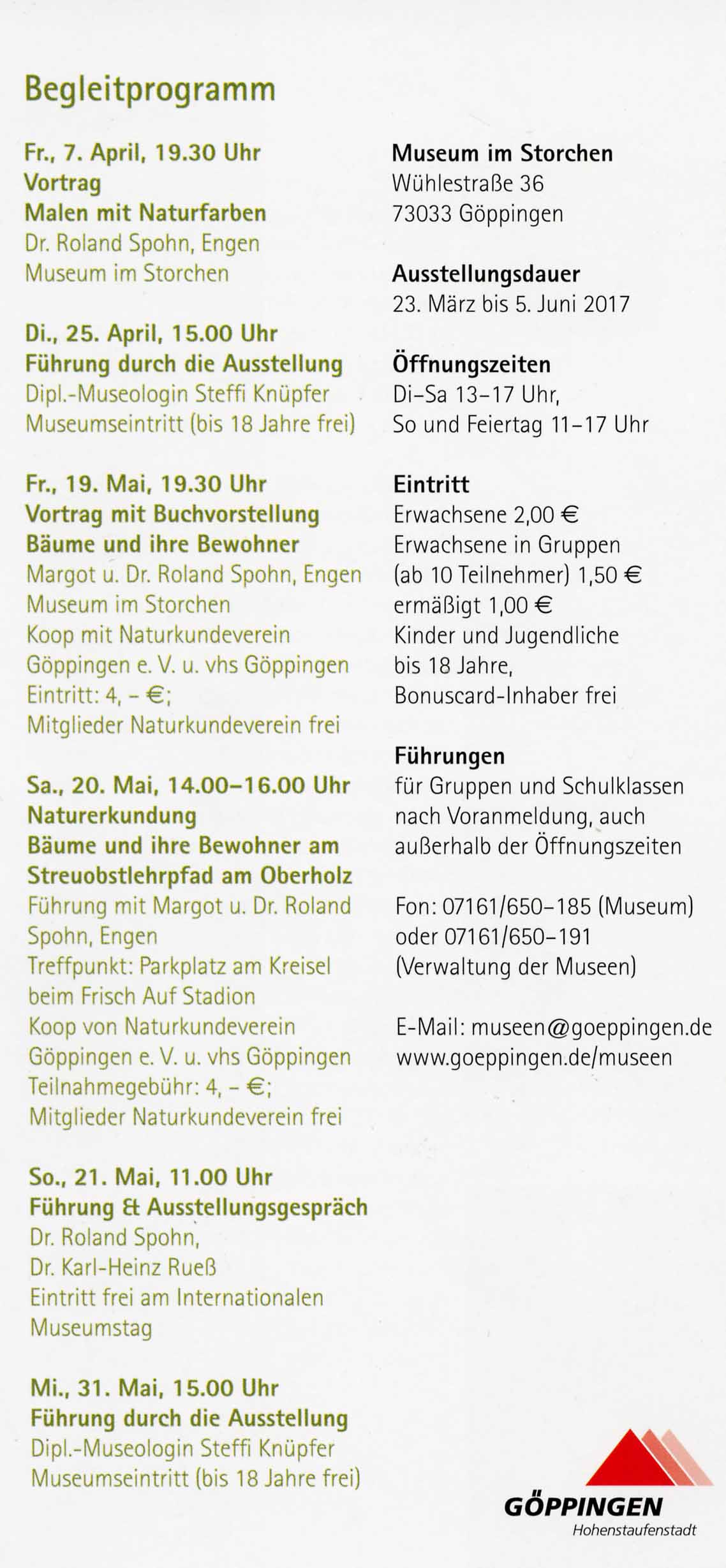 Ausstellung Museum im Storchen