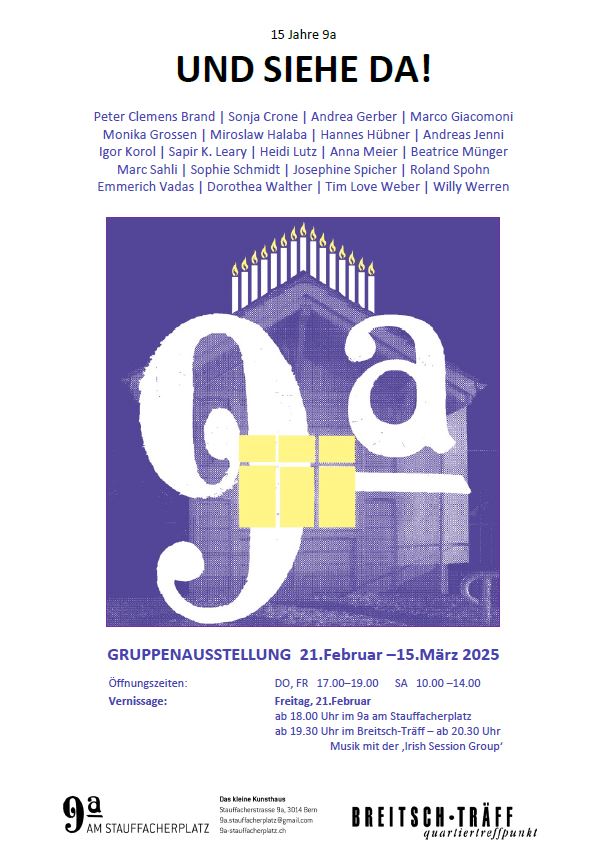 Gruppenausstellung Galerie 9a Bern 2025