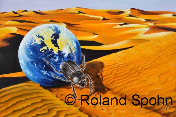 Der Pillendreher, der die Welt bewegt oder Die Erde 	mit F�ssen treten